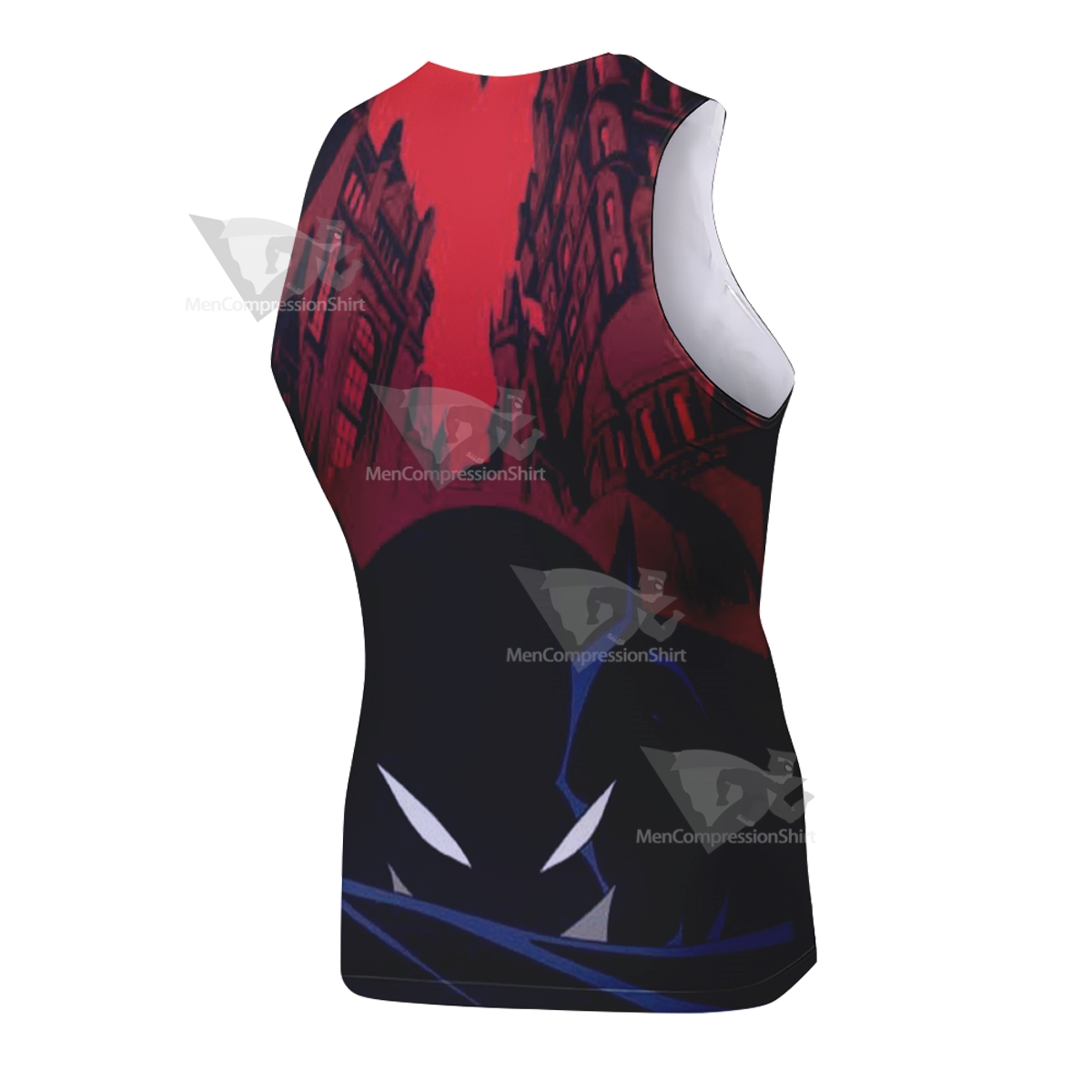 Batman Classic Red Sleeveless Compression Shirt