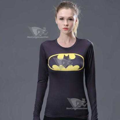 Batman Classic Women Long Sleeve Rash Guard