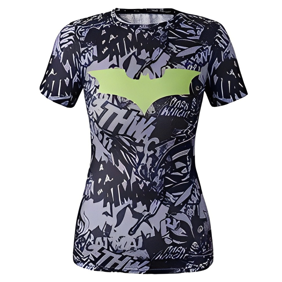 Batman Compression Arkham Short Sleeve Rashguard