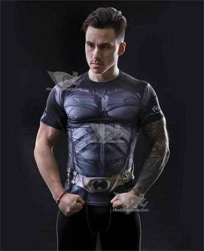 Batman Dark Knight Compression Short Sleeve Rash Guard