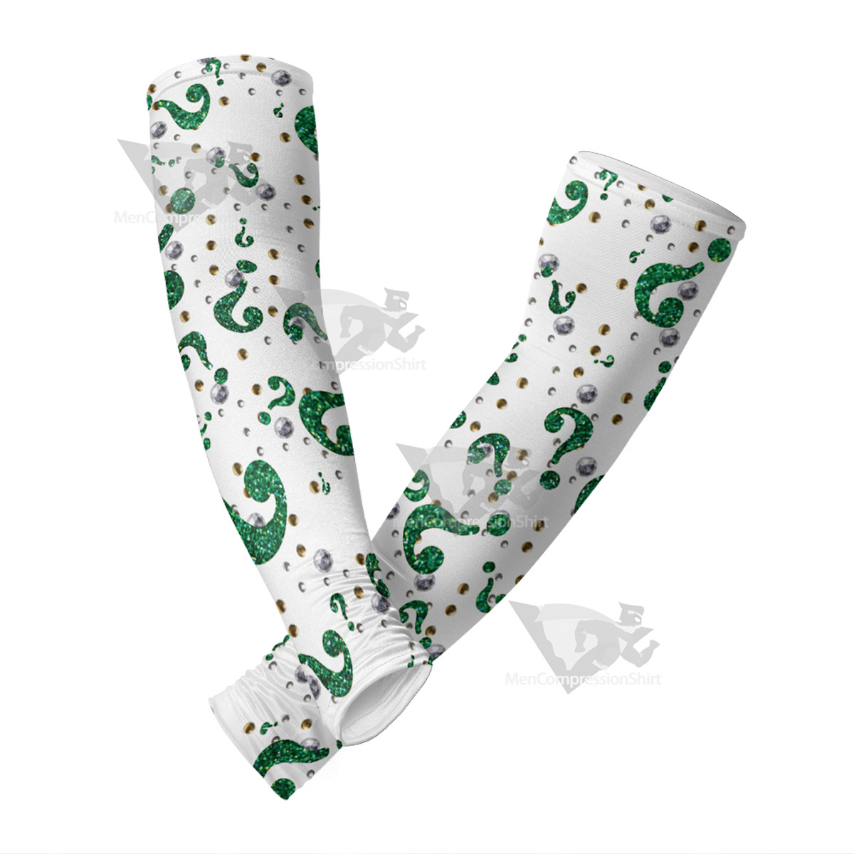 Batman Forever Riddler Rhinestone Compression Arm Sleeve