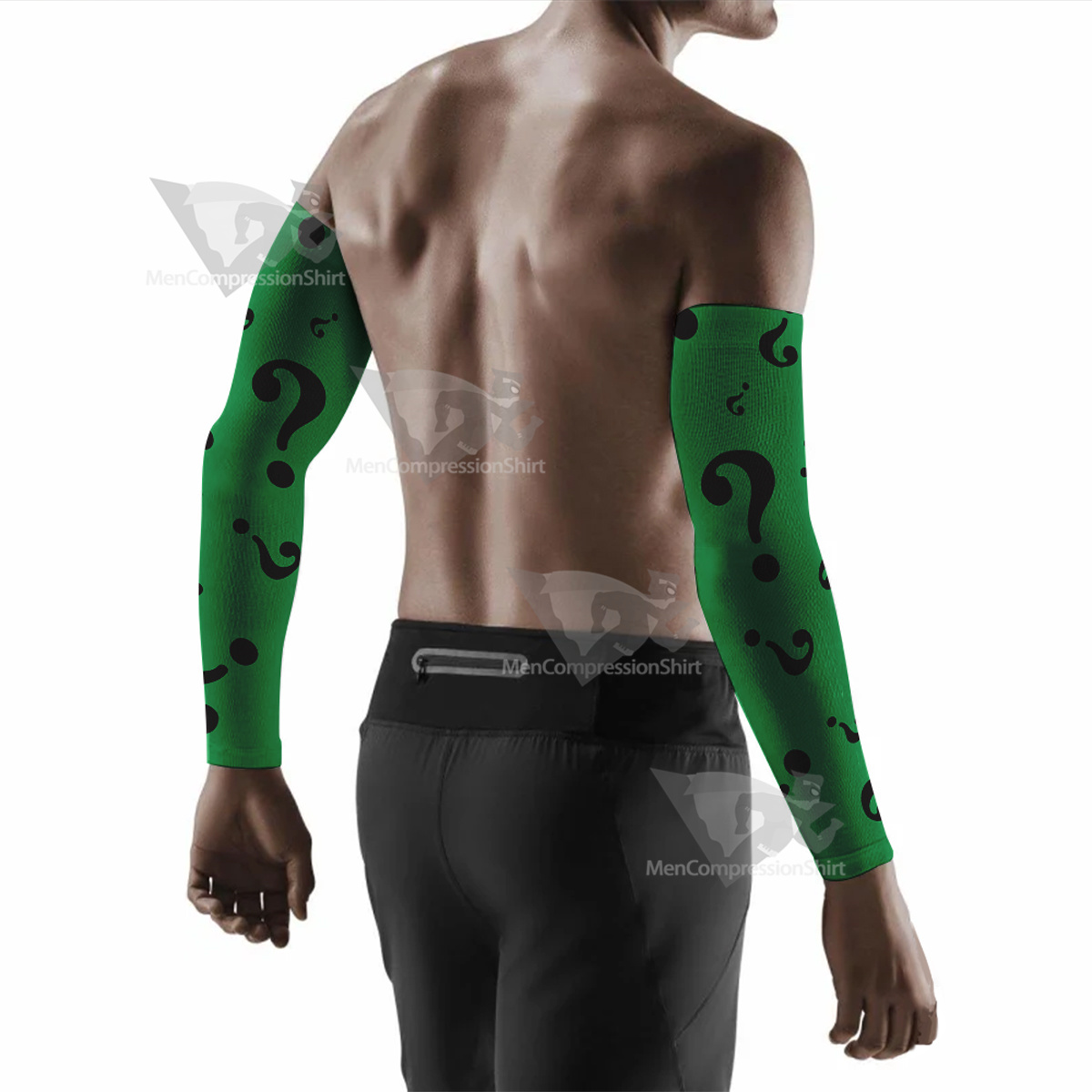 Batman Forever The Riddler Edward Nygma Compression Arm Sleeve