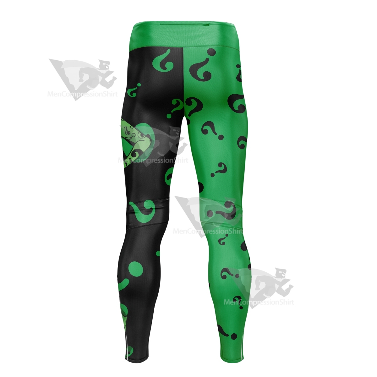 Batman Forever The Riddler Edward Nygma Green Men Compression Legging