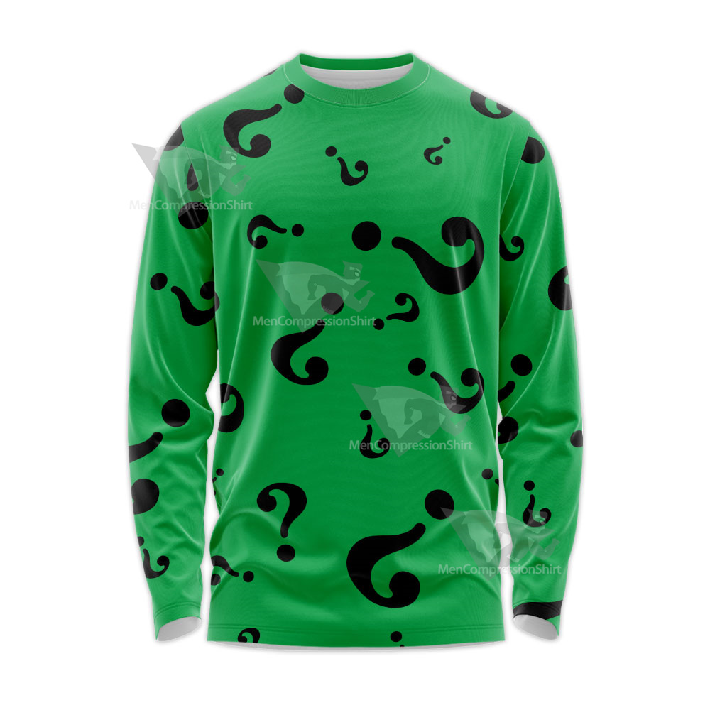 Batman Forever Riddler Edward Nygma Long Sleeve Shirt