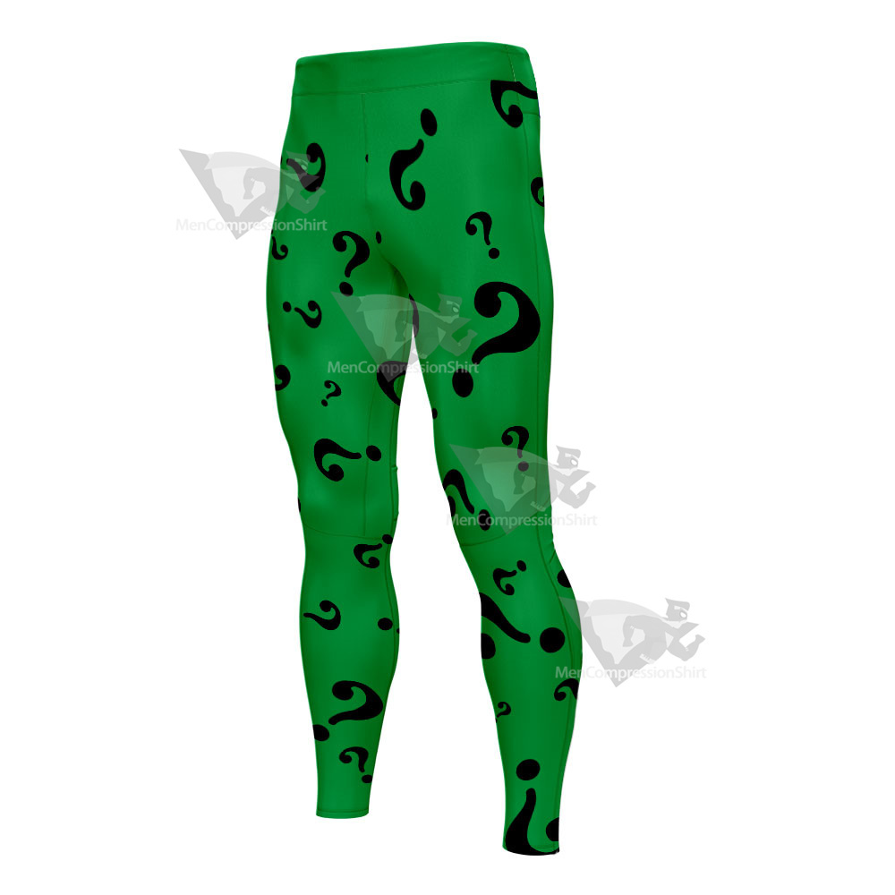 Batman Forever The Riddler Edward Nygma Mens Compression Legging-MensCompressionShirt