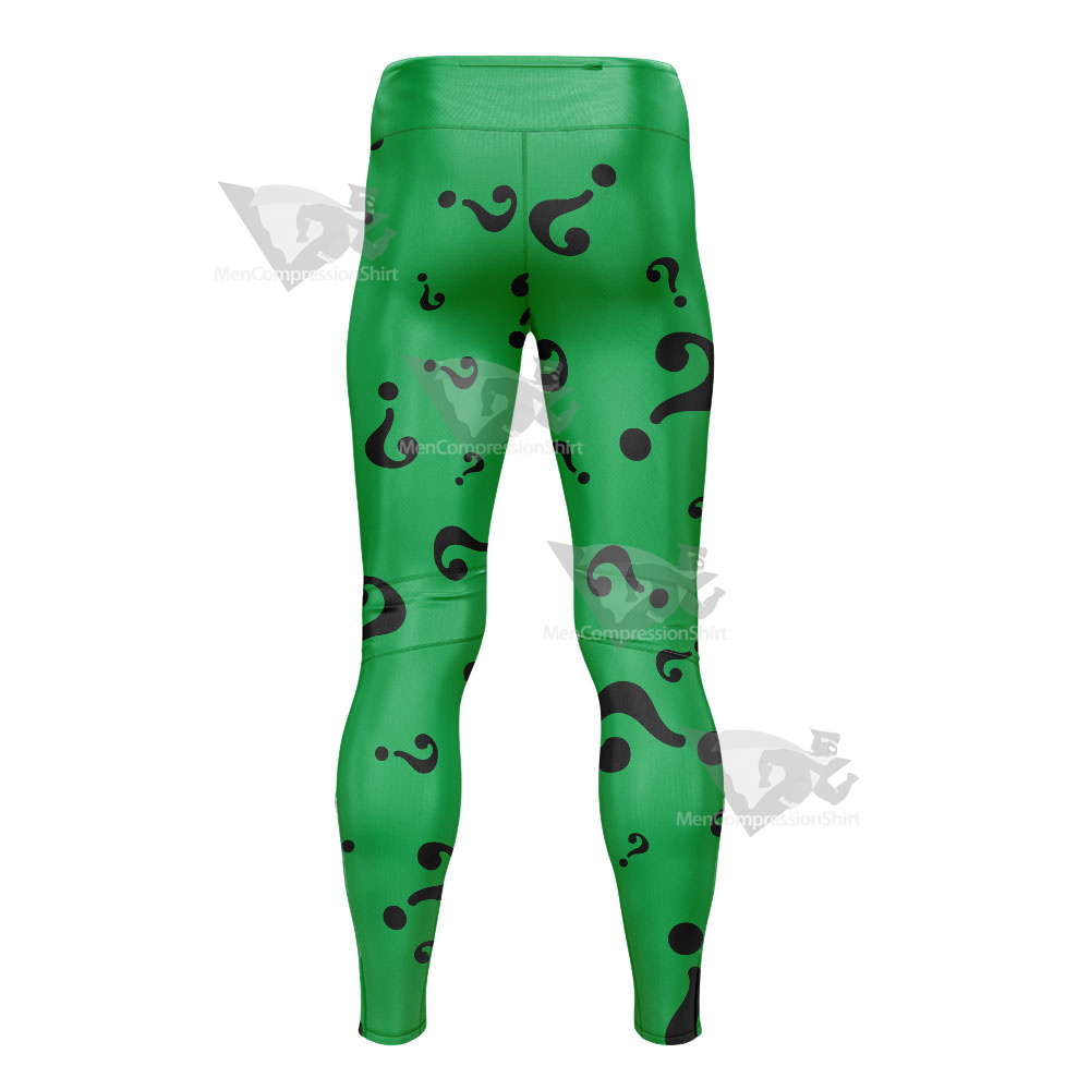 Batman Forever The Riddler Edward Nygma Mens Compression Legging-MensCompressionShirt