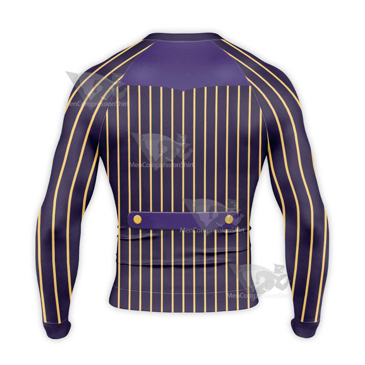 Batman Forrest Gump The Joker Purple Long Sleeve Compression Shirt