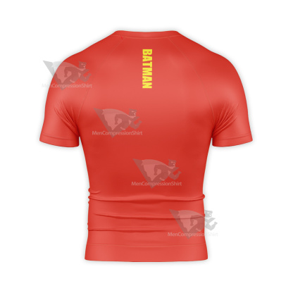 Batman Hahaha Jokes On You Short Sleeve Compression Shirt