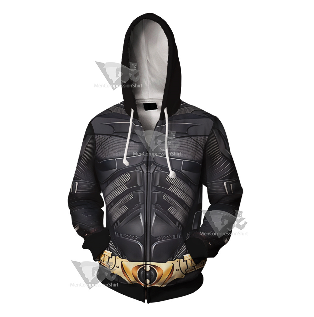Batman Knight Of Dark Cosplay Zip Up Hoodie