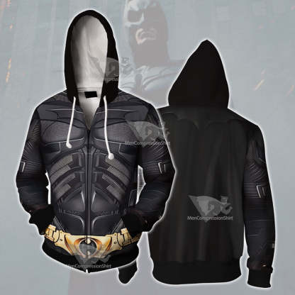 Batman Knight Of Dark Cosplay Zip Up Hoodie