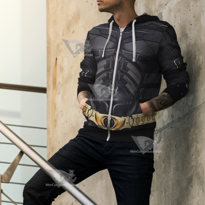 Batman Knight Of Dark Cosplay Zip Up Hoodie
