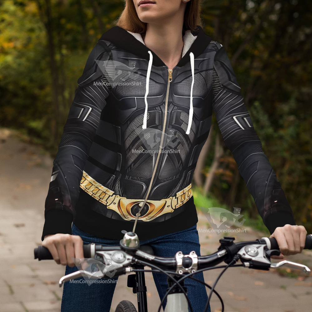 Batman Knight Of Dark Cosplay Zip Up Hoodie