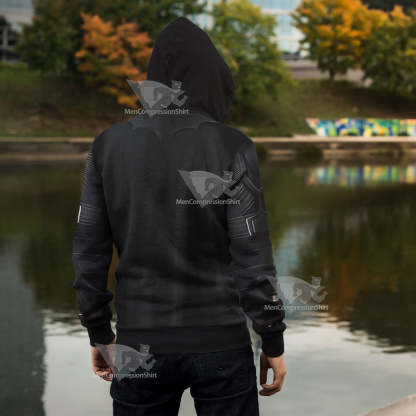 Batman Knight Of Dark Cosplay Zip Up Hoodie
