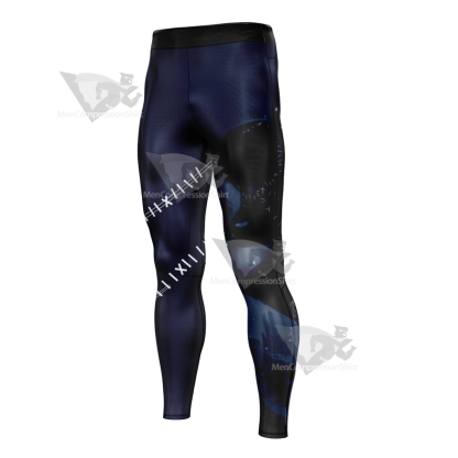 Batman Returns Catwoman Black Men Compression Legging