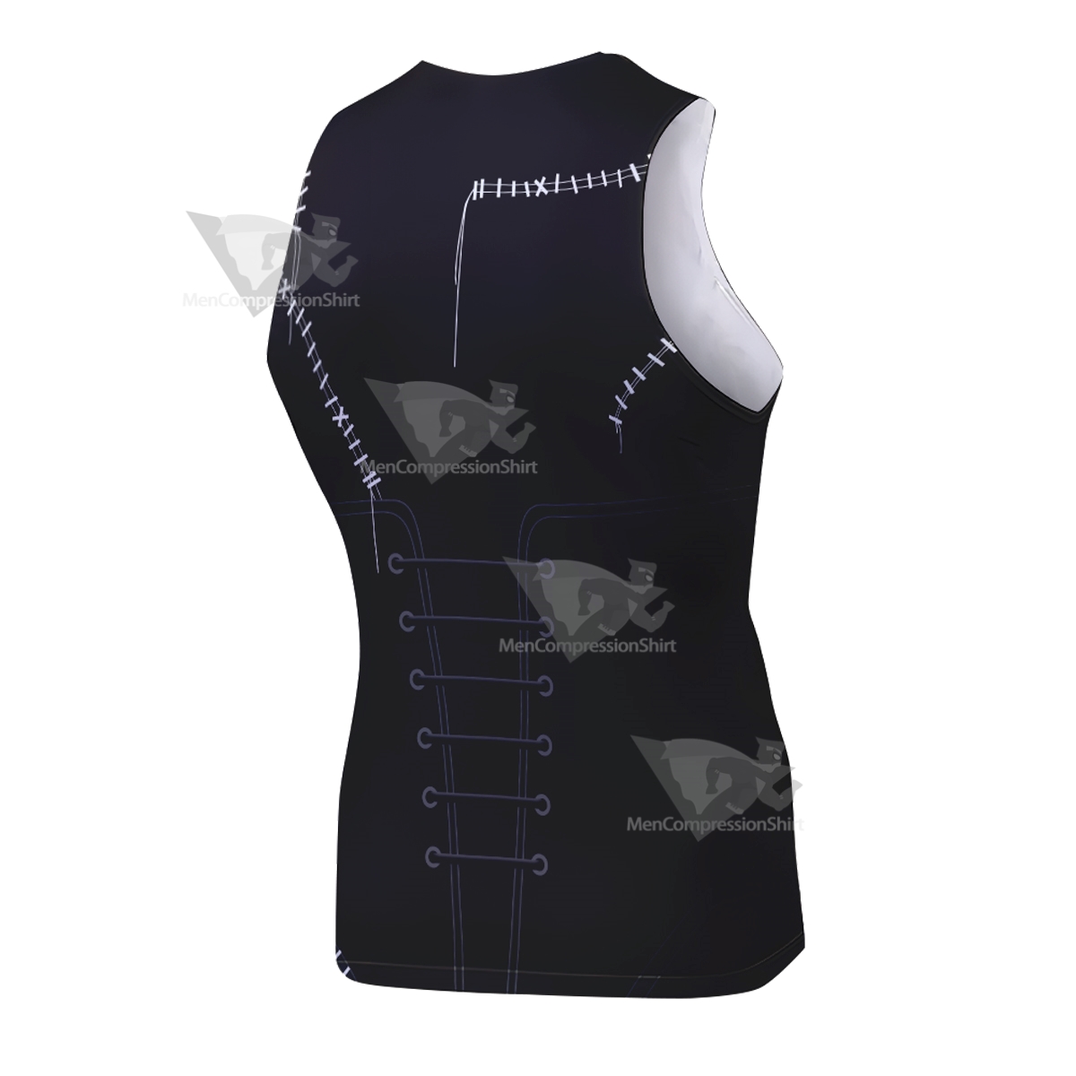 Batman Returns Catwoman Black Sleeveless Compression Shirt