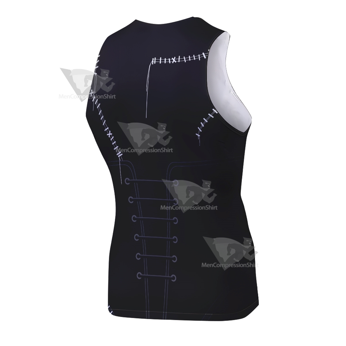 Batman Returns Catwoman Black Sleeveless Compression Shirt