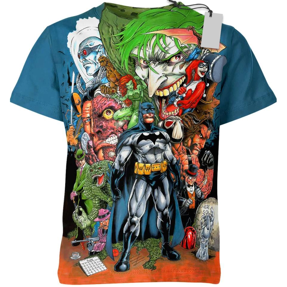 Batman Tee Legendary Heroes Comics Superpower Heroes T-Shirt