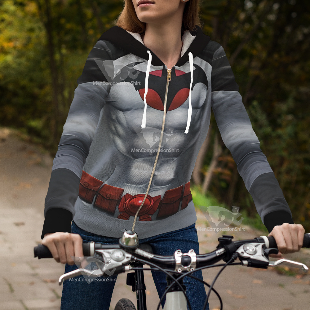 Batman Thomas Wayne Cosplay Zip Up Hoodie