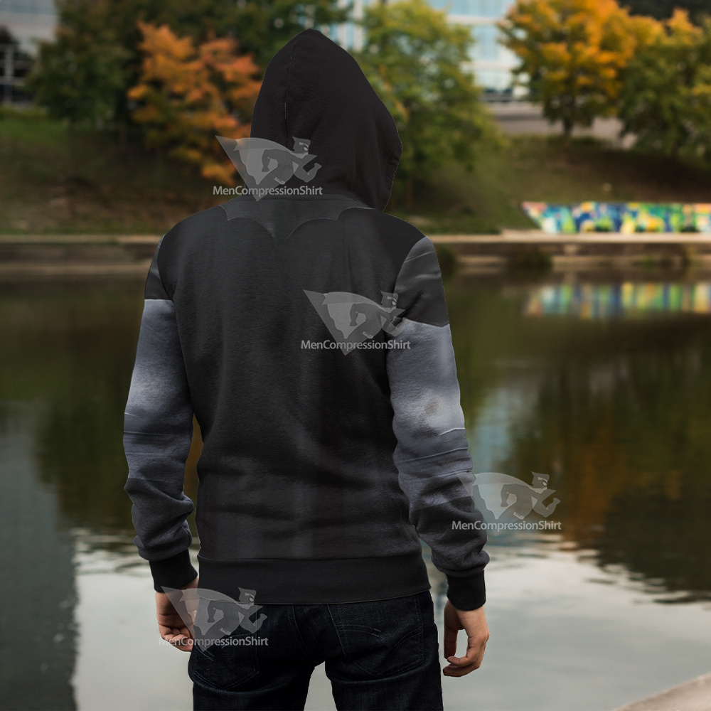 Batman Thomas Wayne Cosplay Zip Up Hoodie
