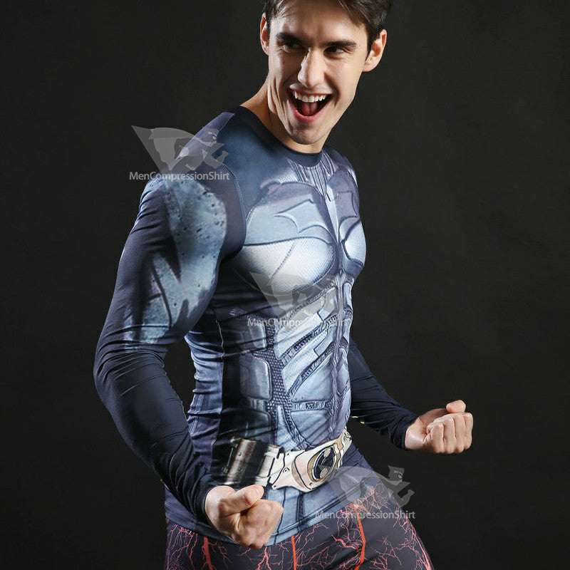 Batman Wayne Gym Compression Shirt For Men