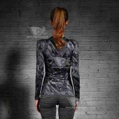 Batman Wayne Long Sleeve Women Compression Shirt