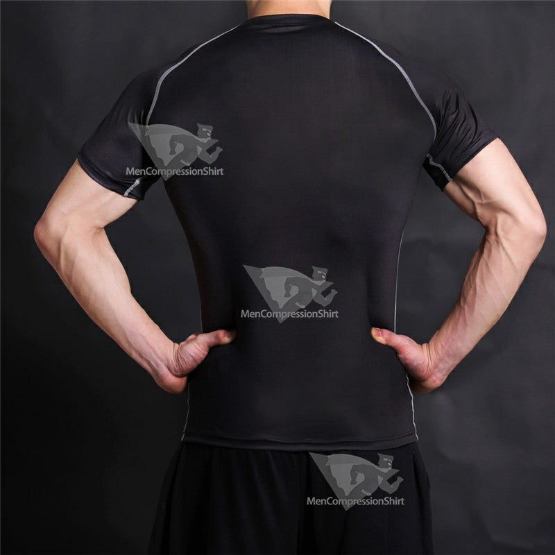 Batman Wayne Sports Compression Shirt For Men