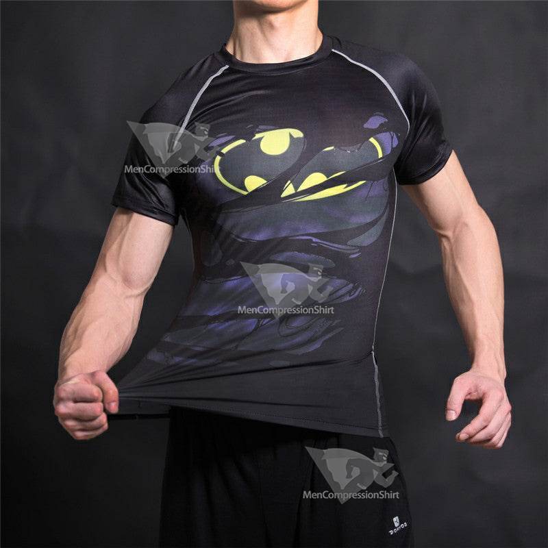 Batman Wayne Sports Compression Shirt For Men