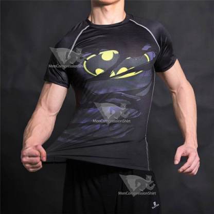 Batman Wayne Sports Compression Shirt For Men