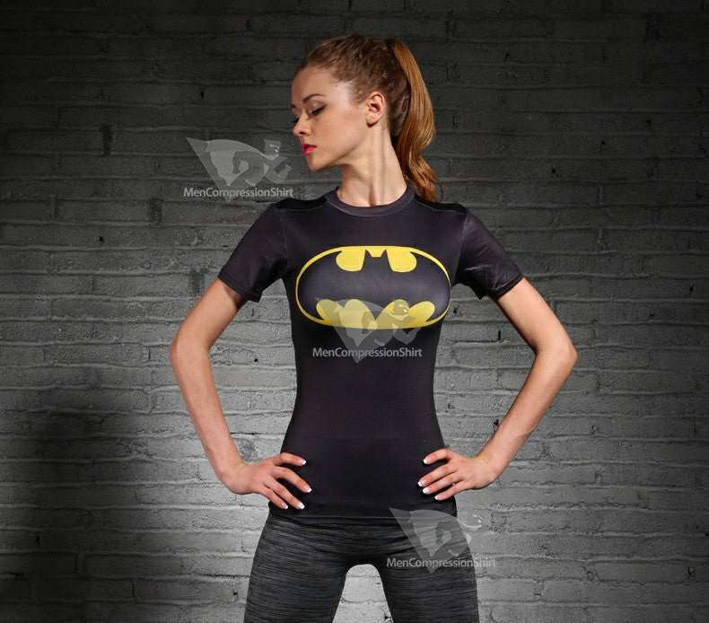 Batman Wayne Women Compression Shirts