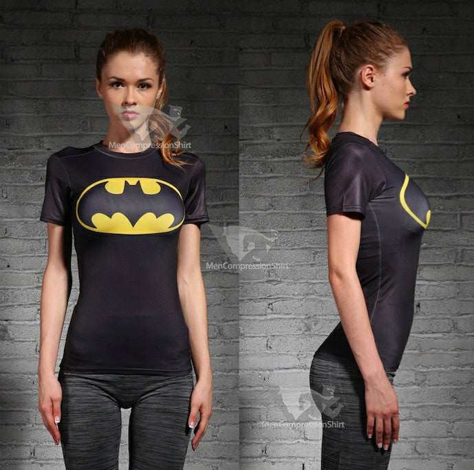 Batman Wayne Women Compression Shirts