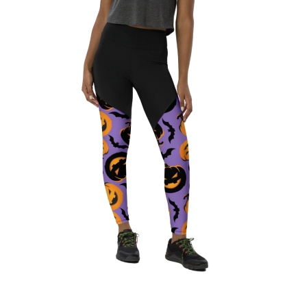 Bats And Jack Olanterns Women Compression Legging