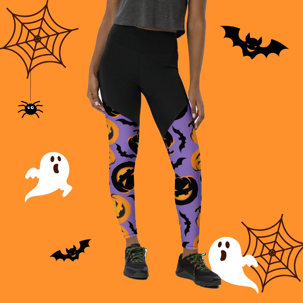 Bats And Jack Olanterns Women Compression Legging