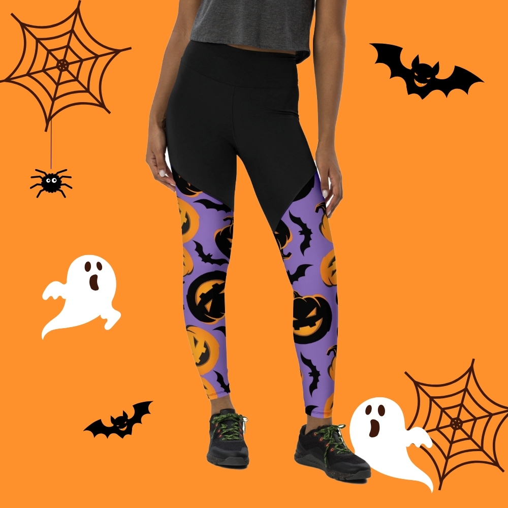 Bats And Jack Olanterns Women Compression Legging