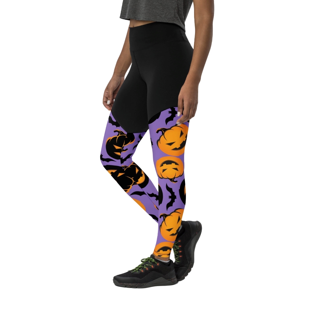 Bats And Jack Olanterns Women Compression Legging