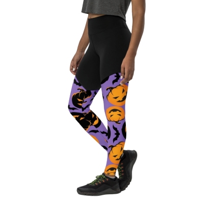 Bats And Jack Olanterns Women Compression Legging