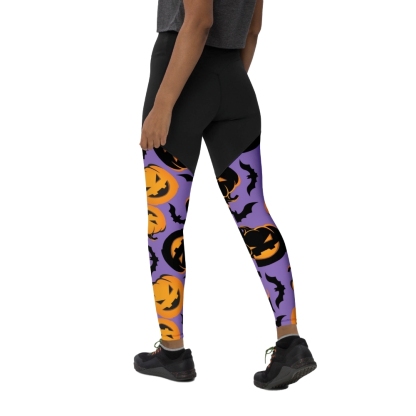 Bats And Jack Olanterns Women Compression Legging
