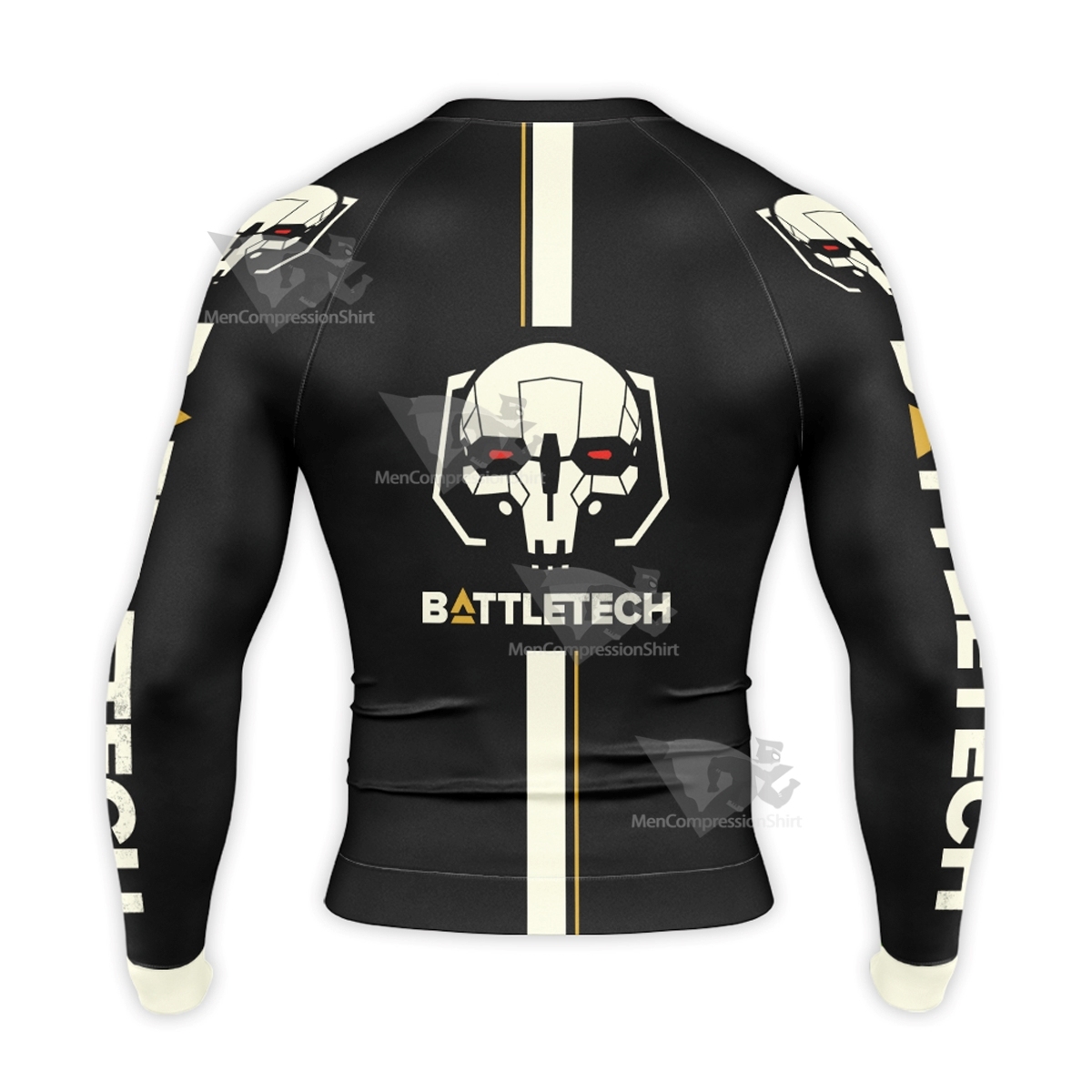 Battletech 1108 Black Long Sleeve Compression Shirt