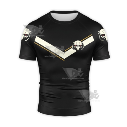 Battletech 1108 Black Short Sleeve Compression Shirt