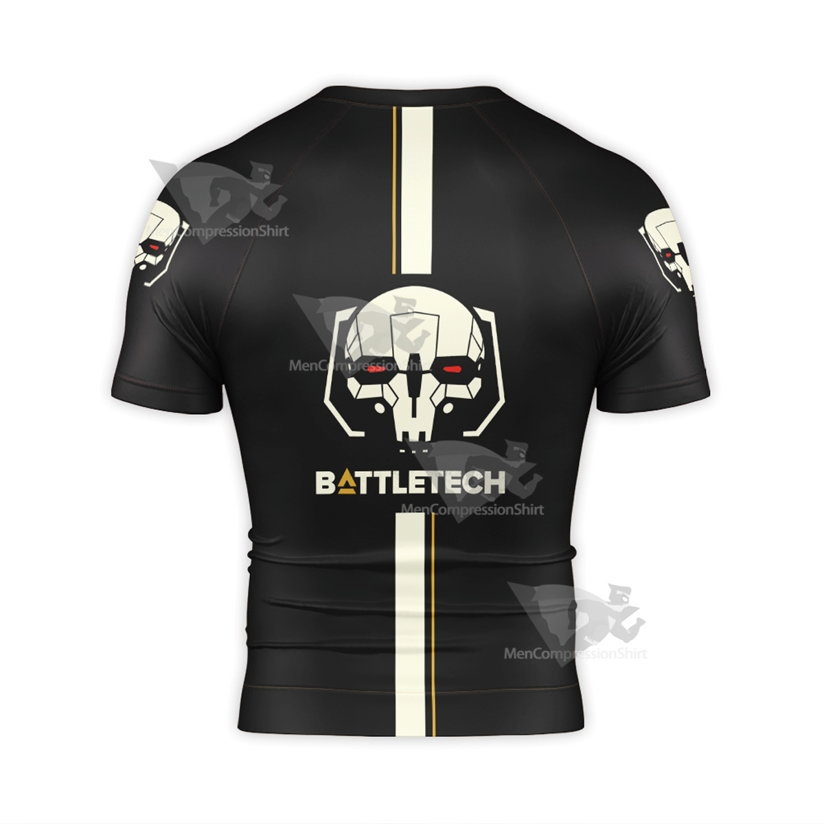 Battletech 1108 Black Short Sleeve Compression Shirt