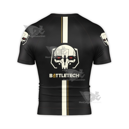 Battletech 1108 Black Short Sleeve Compression Shirt