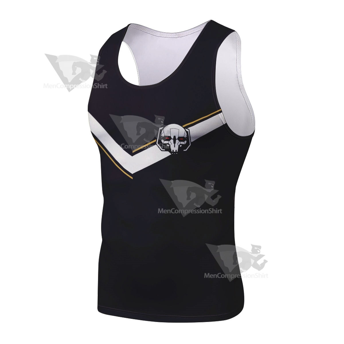 Battletech 1108 Black Sleeveless Compression Shirt