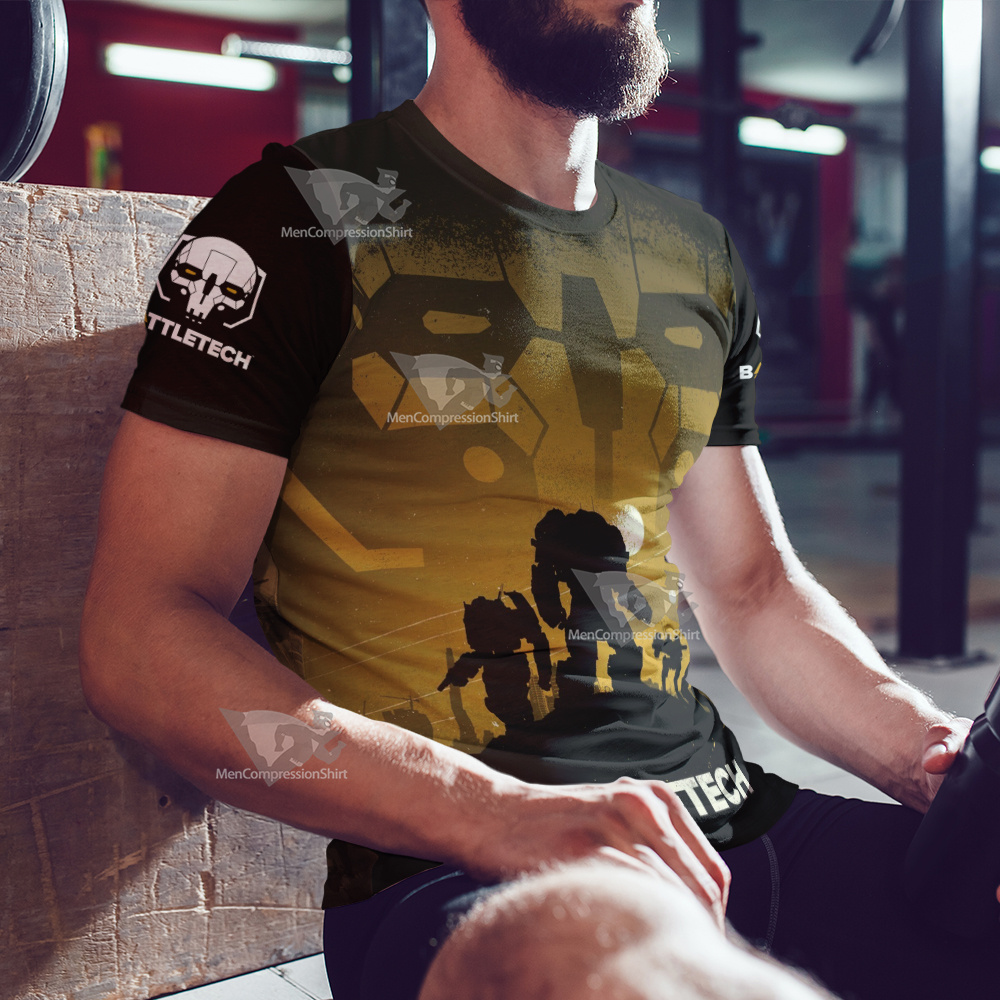 Battletech Yellow Silhouette T-Shirt