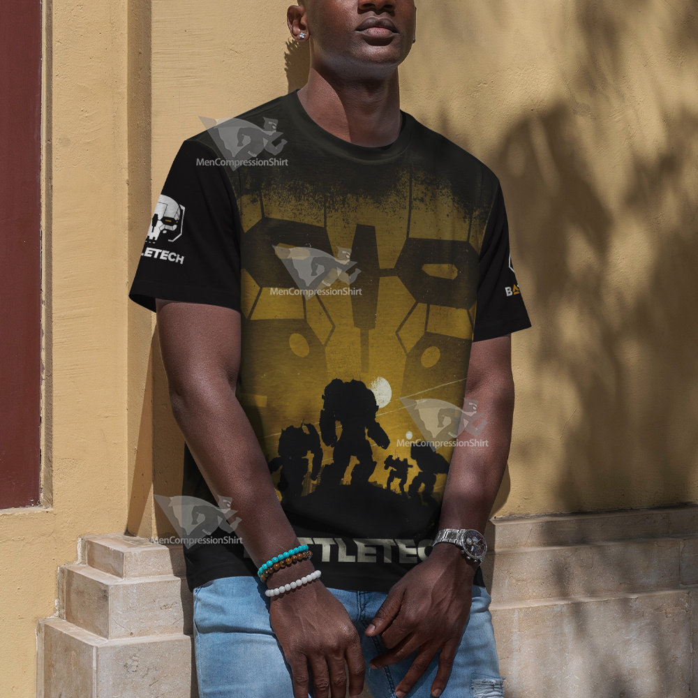Battletech Yellow Silhouette T-Shirt