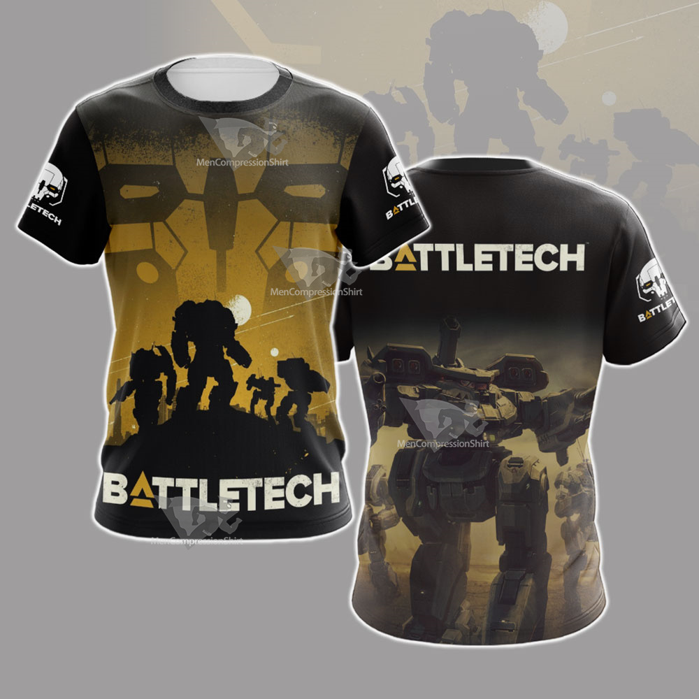 Battletech Yellow Silhouette T-Shirt