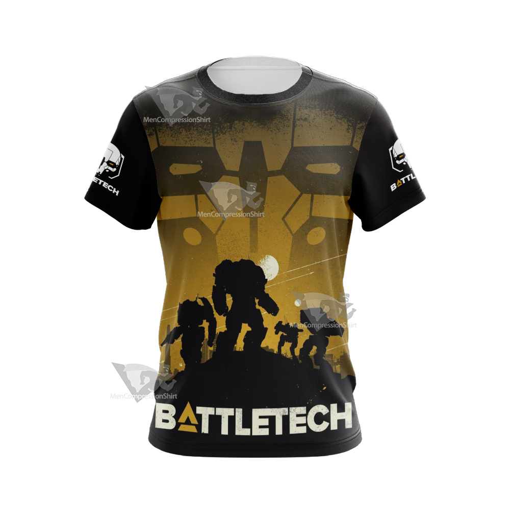Battletech Yellow Silhouette T-Shirt