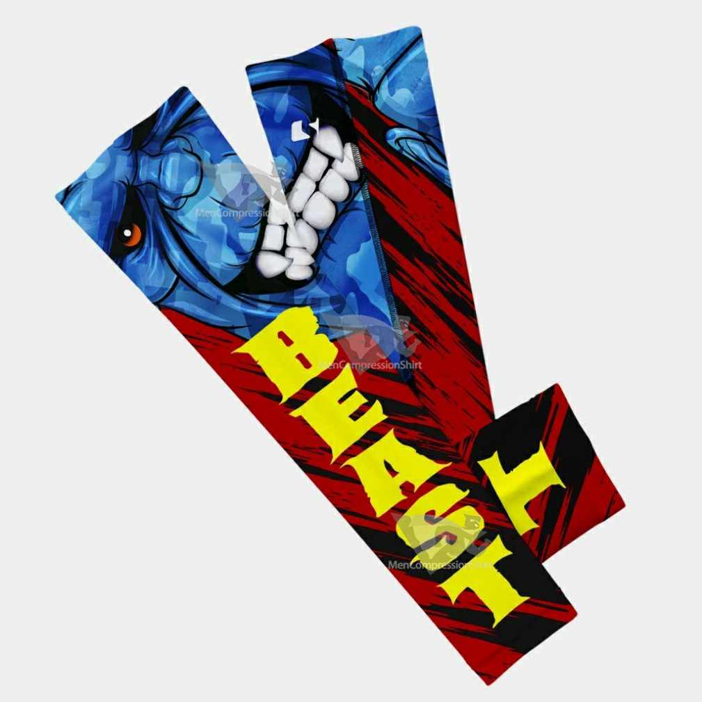 Beast Monster Blue Kids Arm Sleeve