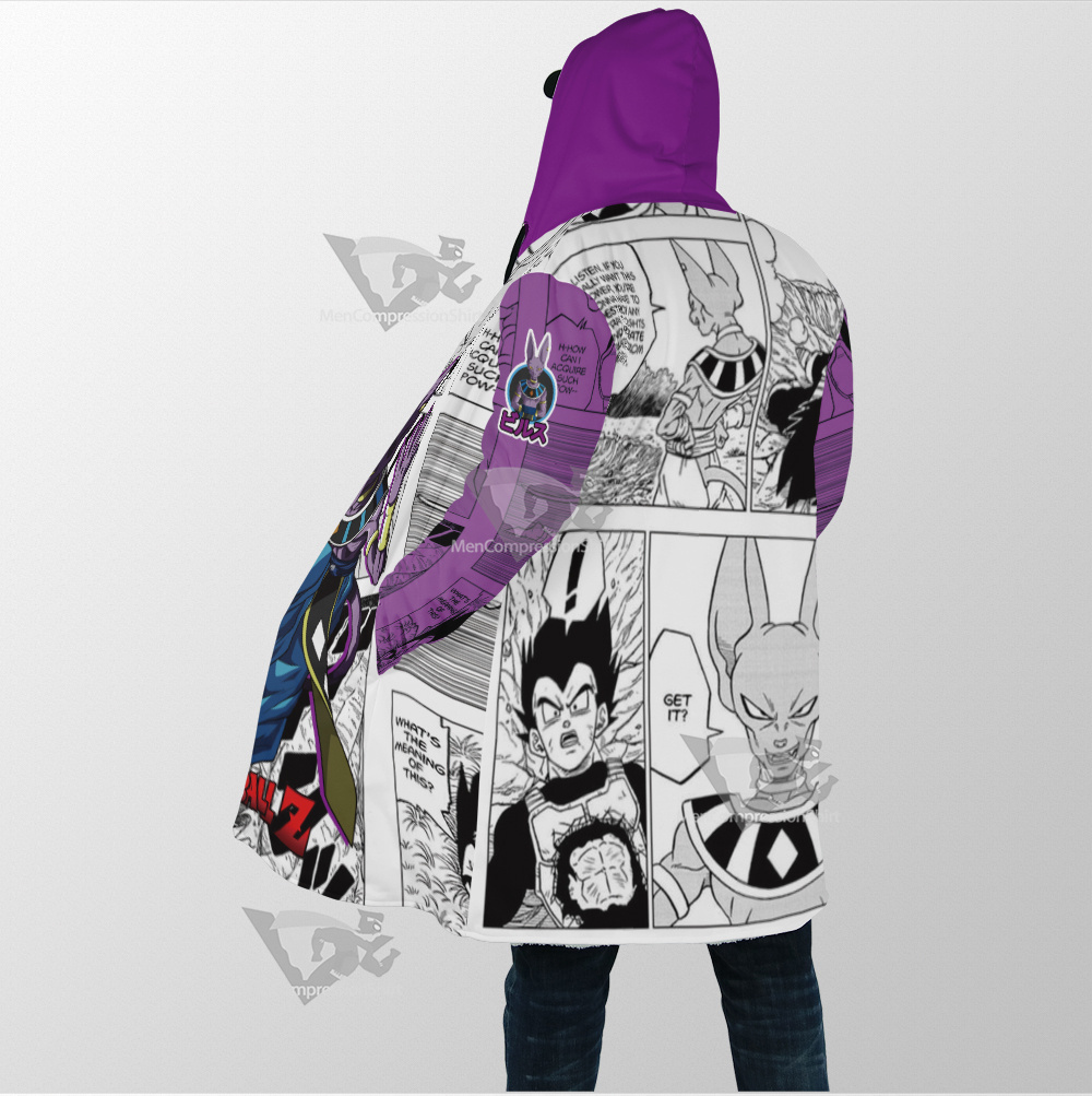 Beerus Dragon Ball Purple Dream Cloak