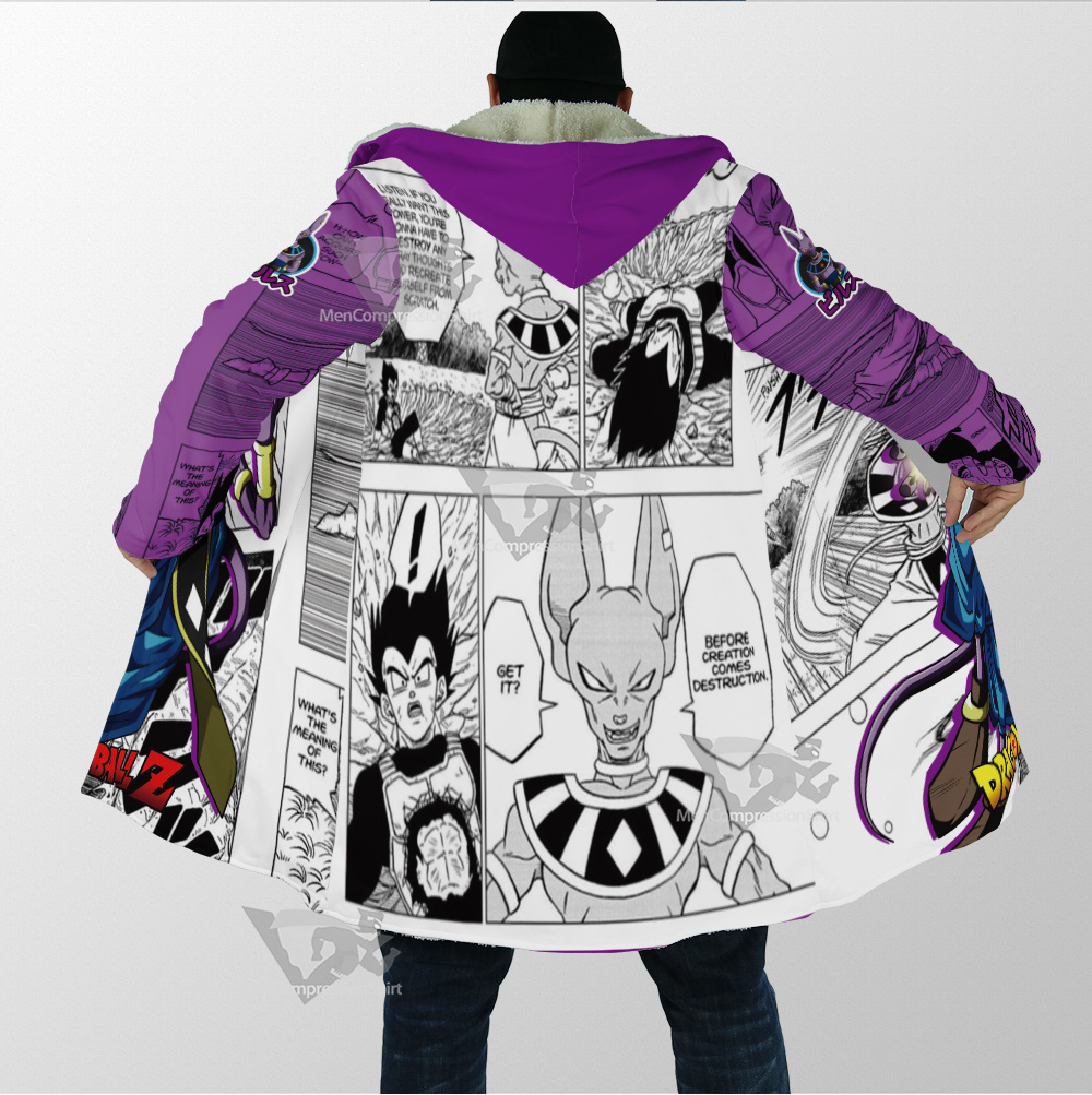 Beerus Dragon Ball Purple Dream Cloak