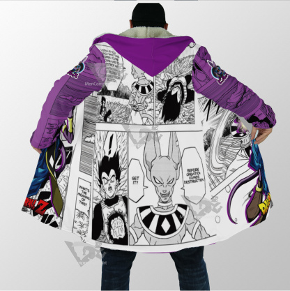 Beerus Dragon Ball Purple Dream Cloak