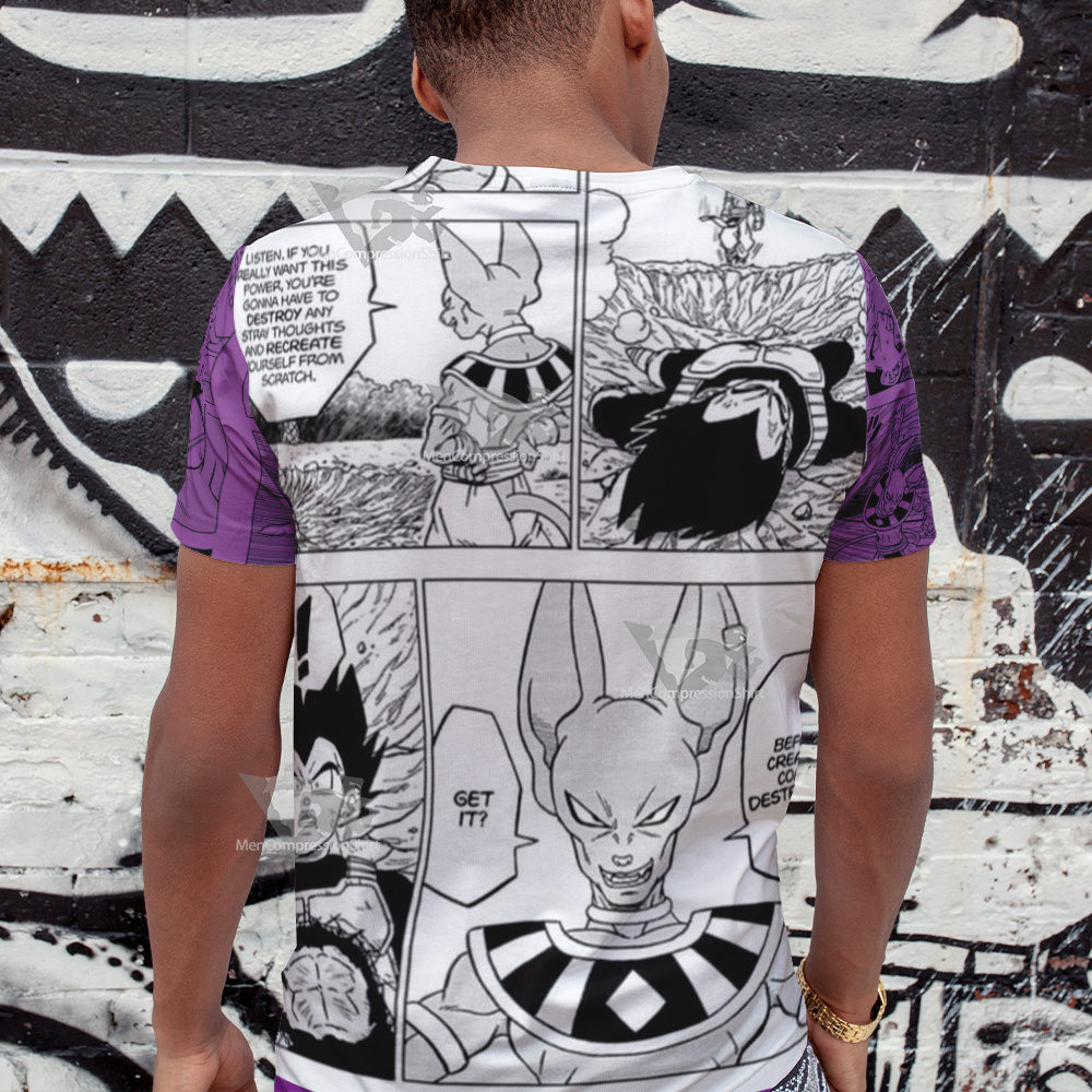 Beerus Dragon Ball Purple T-Shirt